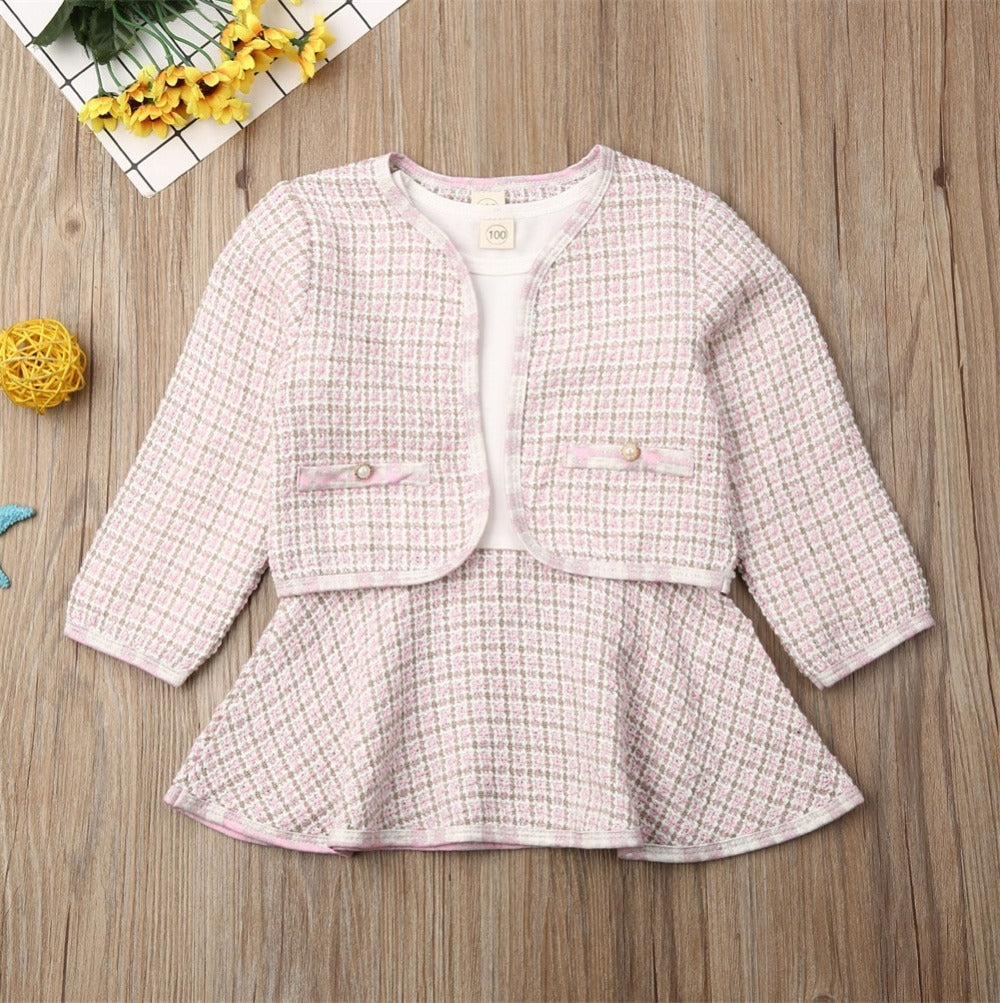 Baby Girl Two-Piece Dress Set