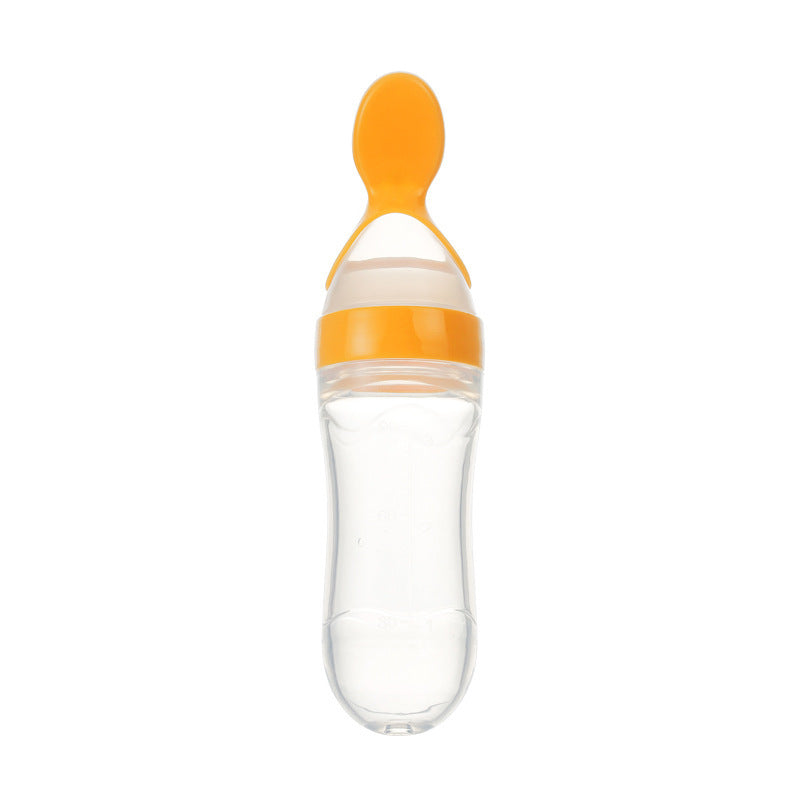 Silicone Baby Feeding Spoon Bottle