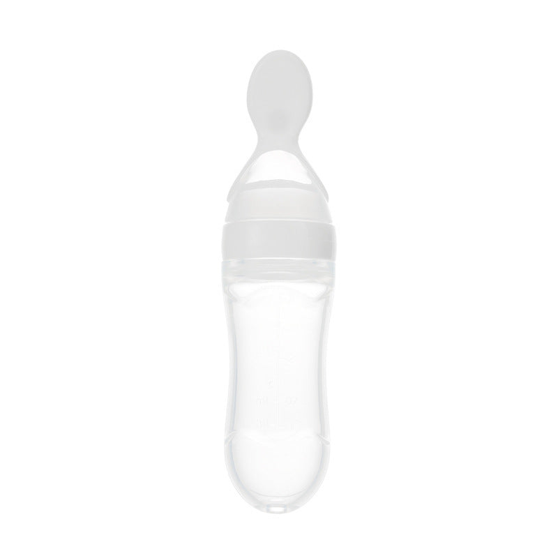 Silicone Baby Feeding Spoon Bottle