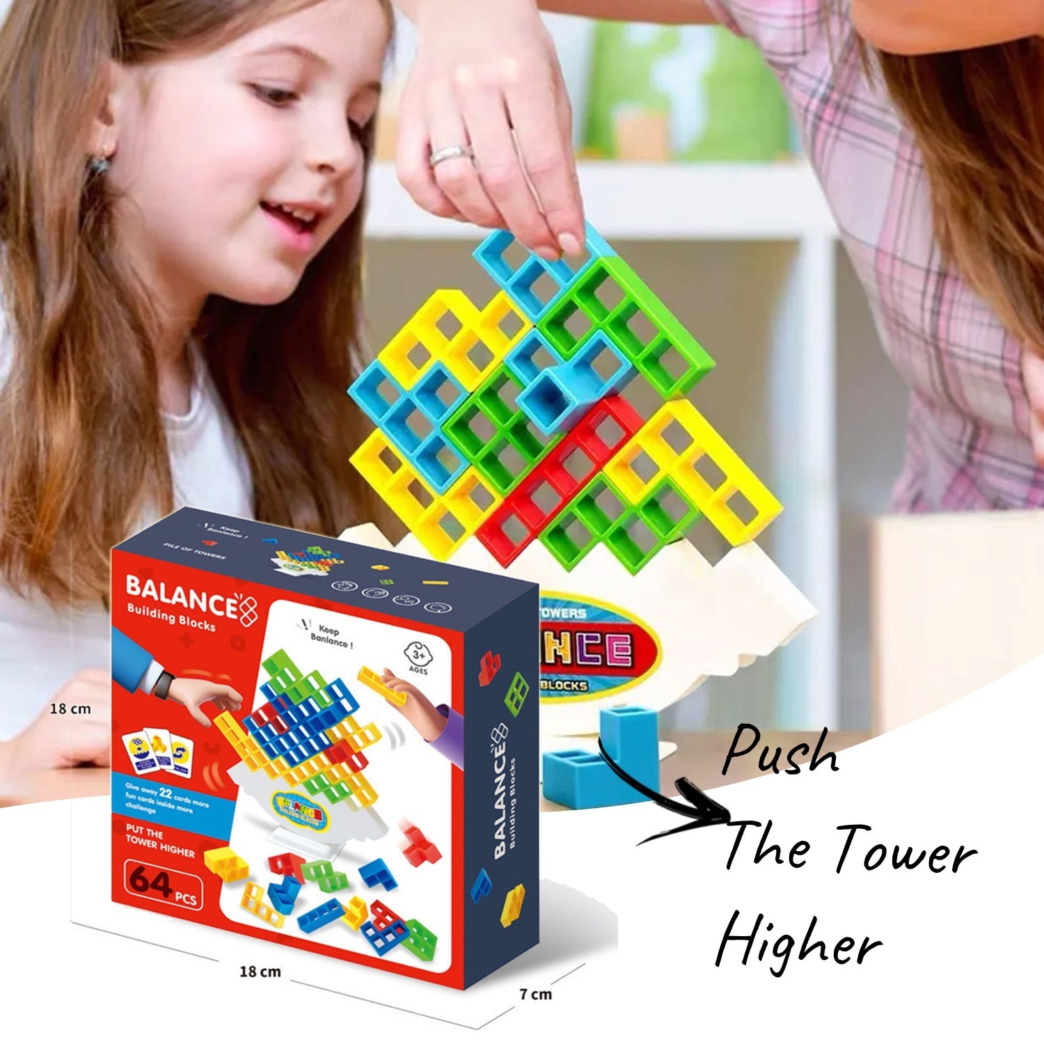 Balance Stacking Tower Game