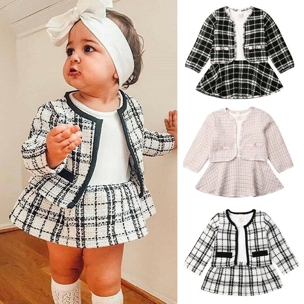 Baby Girl Two-Piece Dress Set