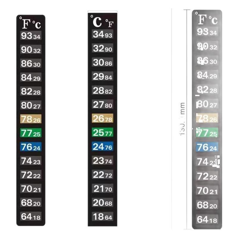 Digital Temperature Sticker Strip