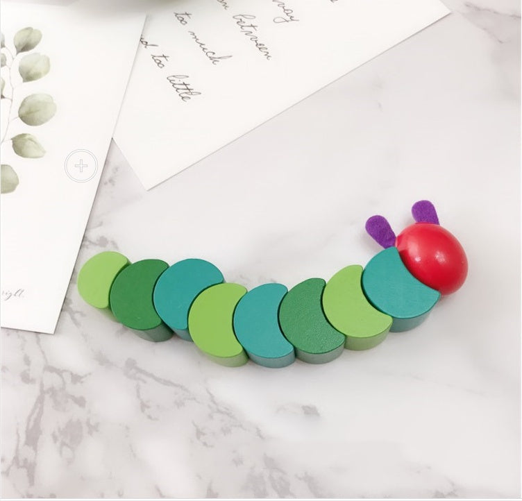 Hungry Worm Wooden Toy Set