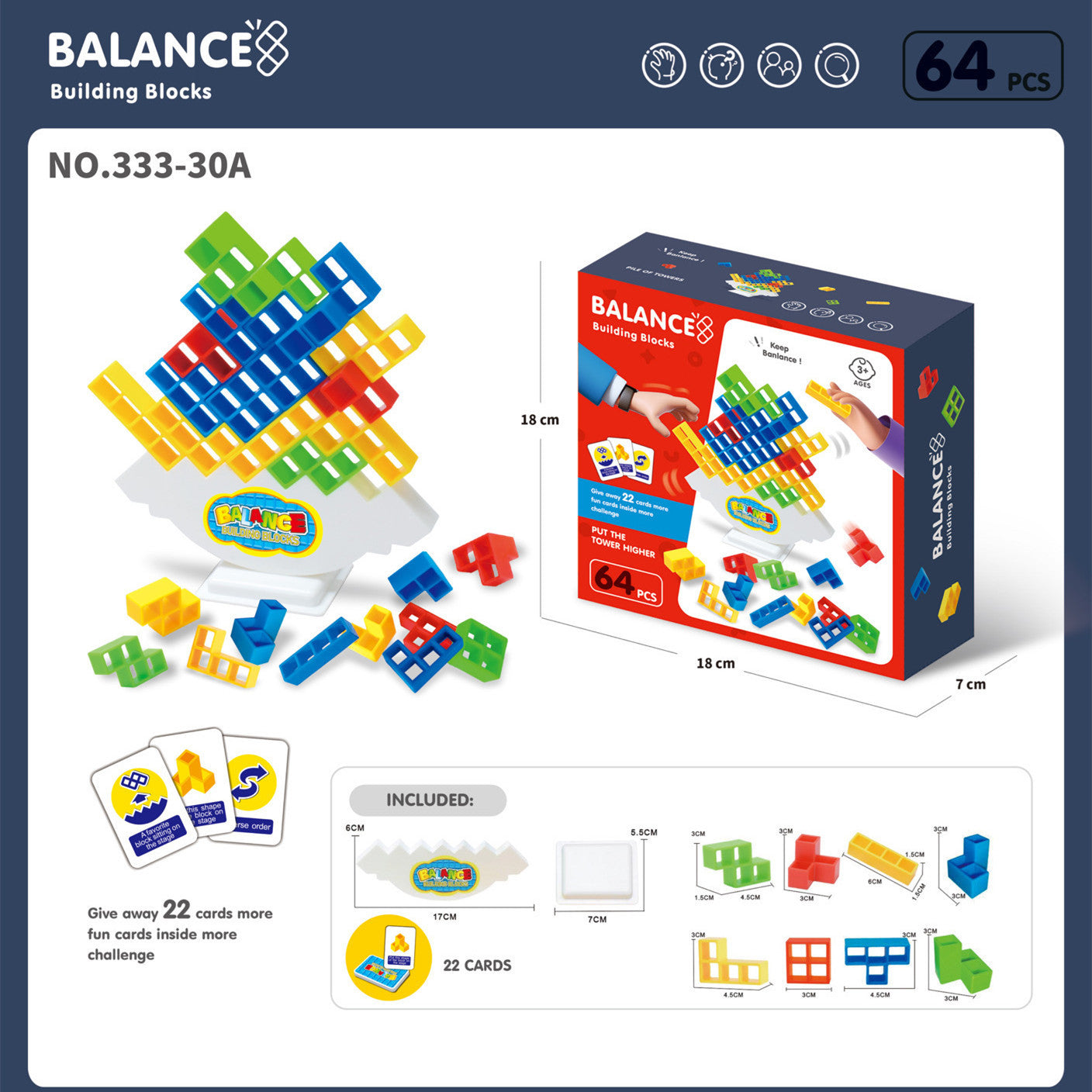Balance Stacking Tower Game