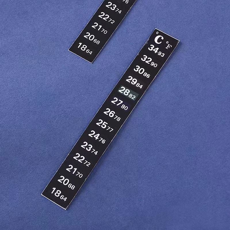 Digital Temperature Sticker Strip